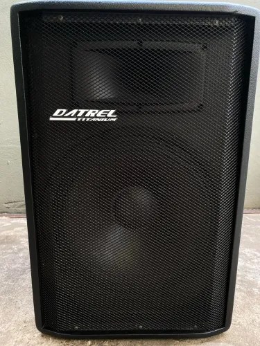 Caixa som passiva falante 15 300w Rms Titanium Datrel