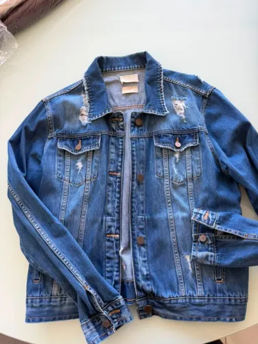 Jaqueta jeans feminina da Zara - tam G