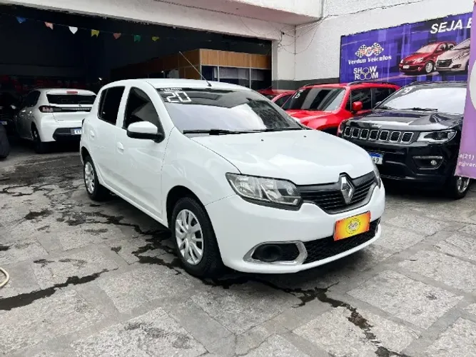 Renault Sandero 2020 1.0 completo - Baixa km! Novo demais!