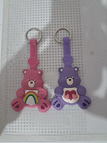 2 chaveiros ursinhos carinhosos raros melissa novos
