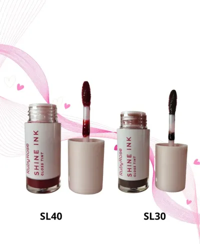 Kit 2 Lip tint Shine Ink Ruby Rose linha rosa. Novo , lacrado