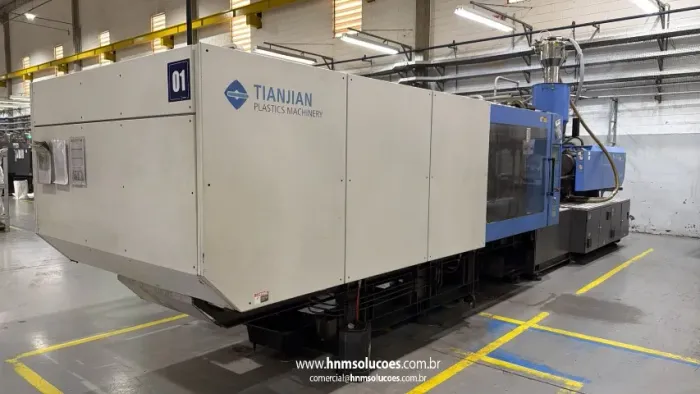 Injetora HAITIAN PLUTO PL-5300(530 TON) Ano: 2013 - Jogo de Canhão e Rosca (novo na caixa)