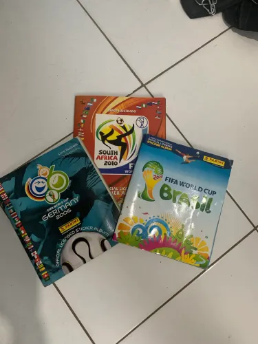 Combo Álbuns da copa completos: 2006-2010-2010
