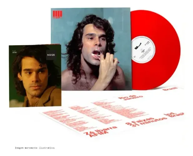 Lp Zé Ibarra Afim Vinil Vermelho Nrc#104 + Revista Noize