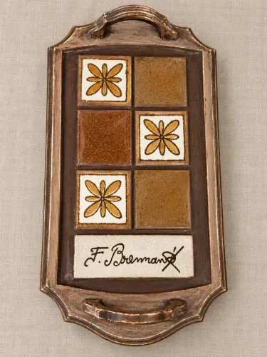 Bandeja cerâmica Brennand