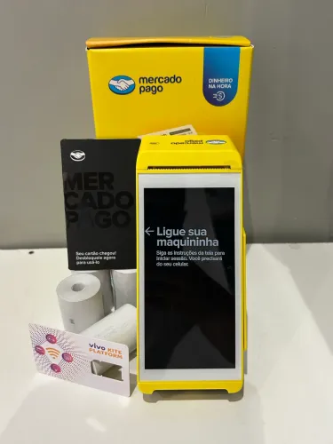 Maquininha Mercado Pago Point Smart 2 - Sem mensalidade + Dinheiro na hora