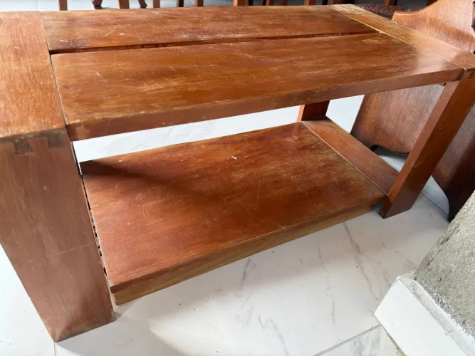 Mesa de centro madeira maciça