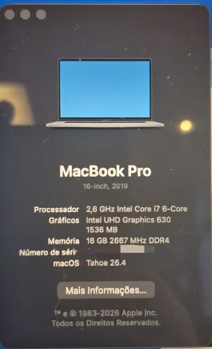 MACBOOK A2141 - I7-6CORE