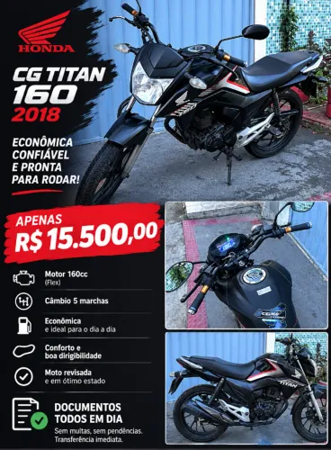 Honda CG 160 FAN Flex 2018