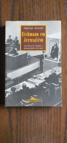 Livro Eichmann em Jerusalém - Hannah Arendt (Cia. das Letras) - Impecável