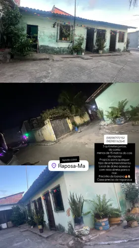 Vendo casa na raposa vista para o mar