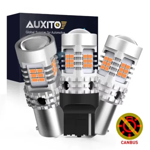 Lâmpada LED Auxito PY21W Luzes de sinalização/pisca âmbar