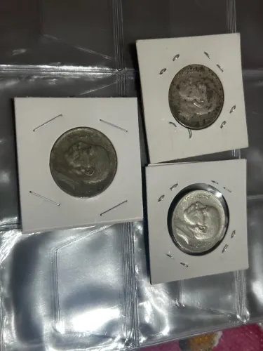 Set moeda em prata Santos dumont 1936,1937 e 1938