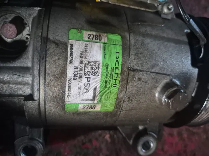 Compressor ar condicionado Peugeot 207 sw 1.6 automático