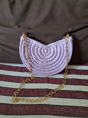 Bolsa crochê feminina
