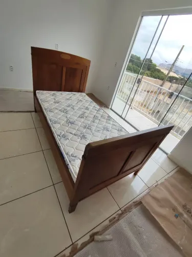 Cama com colchão Ortobom