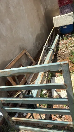 Suporte para caixa d?água em metalon grosso