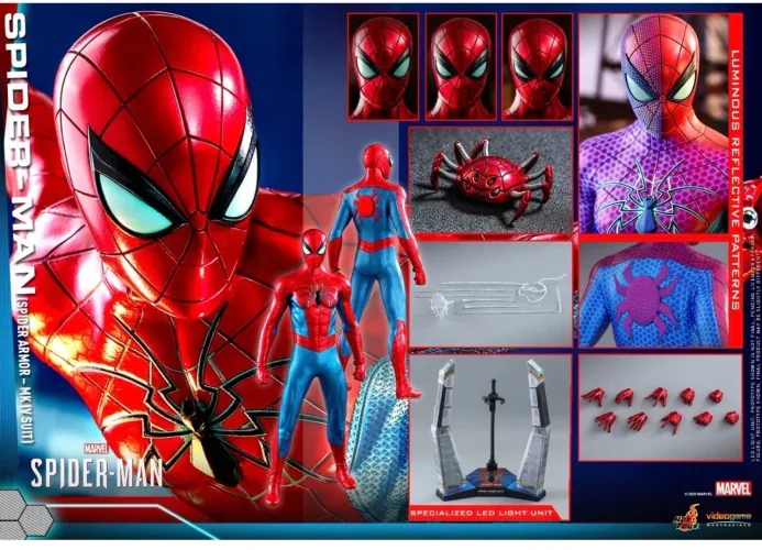 Hot Toys homem aranha Mark 4 spider man Marvel comics