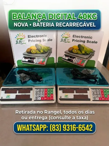 Balança Digital Eletrônica Comercial 40kg Precisão Mercado