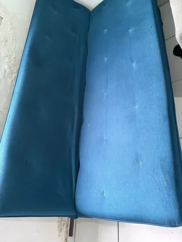 Sofá-Cama Azul - Funcional e Confortável