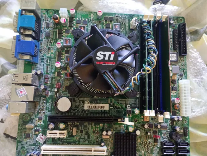 ?Kit Placa-Mãe Q57 + Core i5 1ª Geração + 10GB RAM + Cooler + Bateria (Leia Descrição)