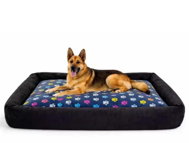 Cama Pet Impermeável Grande 100x87Cm e Media 70x50cm - 100% Lavável 