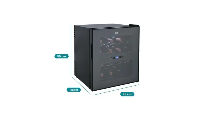 Adega Philco 16 Garrafas Display Digital Bivolt PAD16E