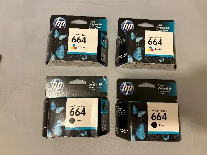 Cartuchos HP664 novos com NF