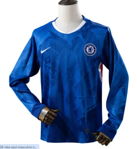 CAMISA CHELSEA MANGA LONGA 2025/2026