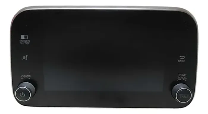 Tela Radio Multimidia Fiat Argo 1.3 2020 2021 2022  Preto