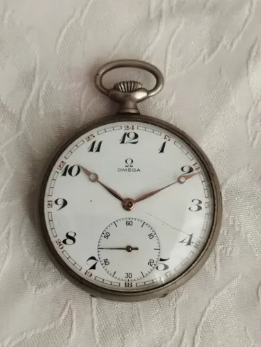 Relógio antigo de bolso Ômega