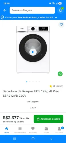 Secadora de Roupa
