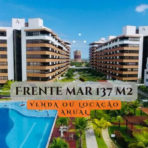 Paraíso do Atlântico 137 m2 Apt de frente belissimo 
