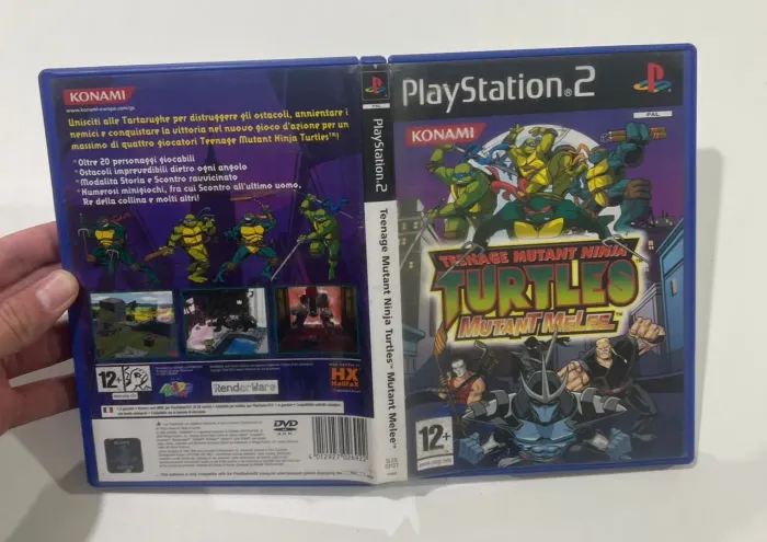 Tartaruga ninja Mutant Melee ps2 raro