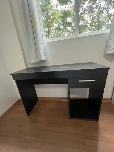 Escrivaninha mesa escritório preta