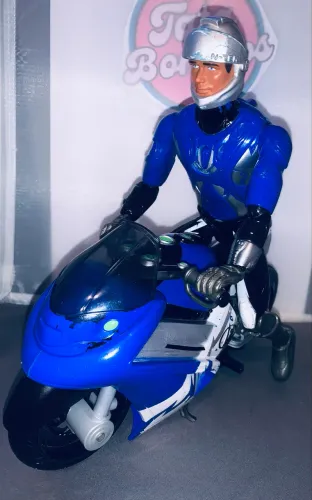 Max Steel N-Tek 1.6 Mattel+ moto turbo missions usado