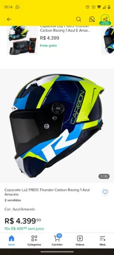 Capacete ls2
