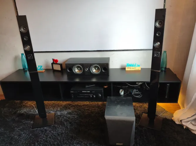 Home theater Kenwood com caixas PSB / JAMO FNCIONANDO PERFEITAMENTE