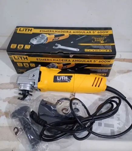 Esmerilhadeira e Lixadeira Lith 600w, ferramenta indispensável para se ter em casa.