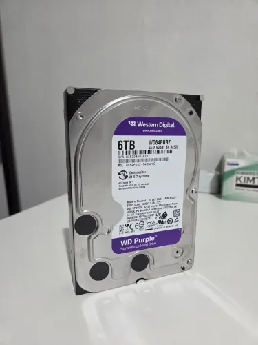 HD Western Digital Purple 6TB - Novo
