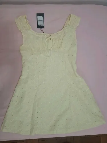 vestido youcom curto amarelo pp
