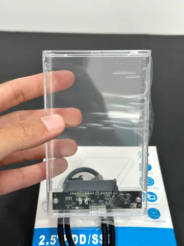 Case transparente para HD/SSD