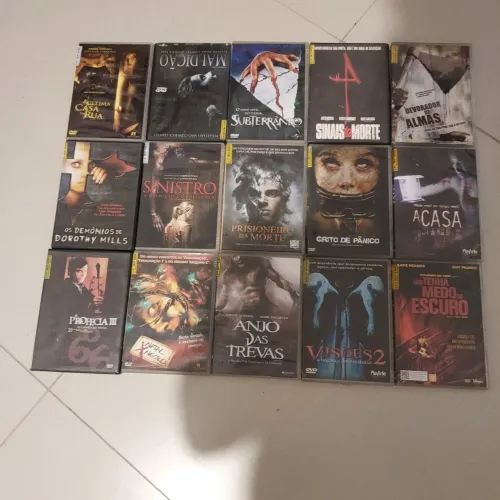 DVD 15 filmes de terror