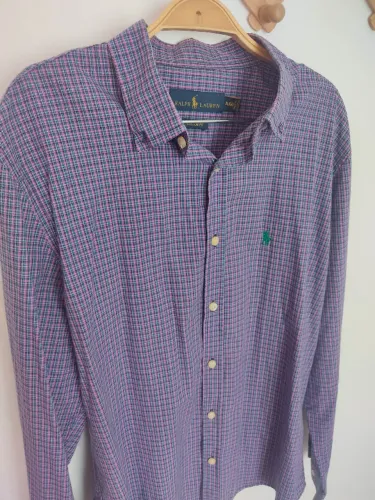 Camisa Social Ralph Lauren Maculina GG