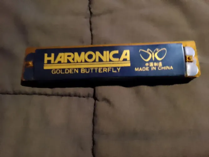 Gaita boca harmônica Golden butterfly.