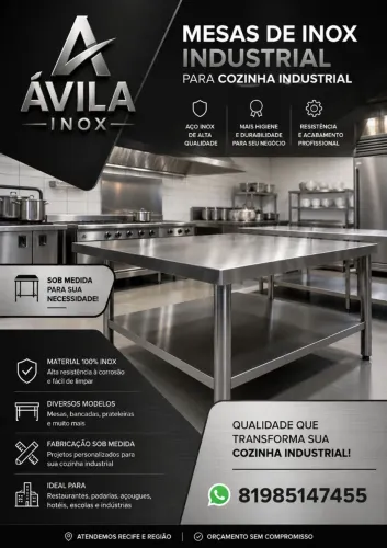 Faça sua cozinha industrial com a gente!!!
