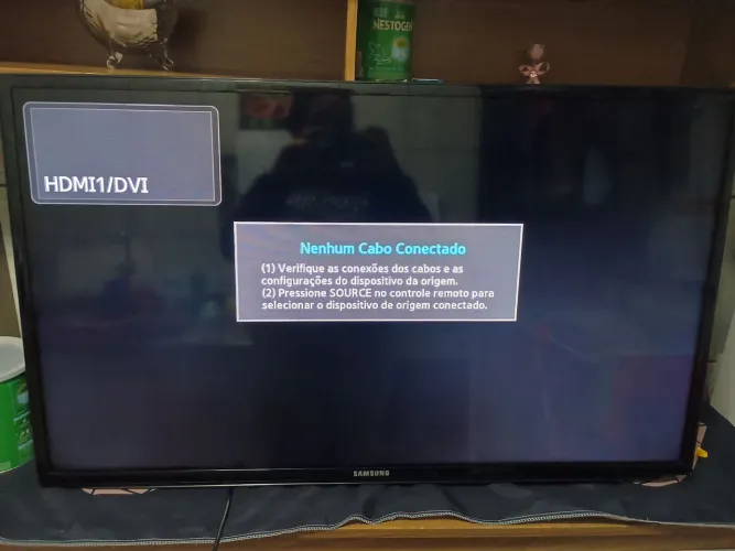 Tv 40 polegadas não é smart