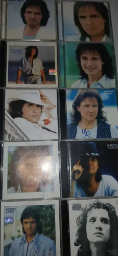 Lote 10 cds roberto carlos por 130