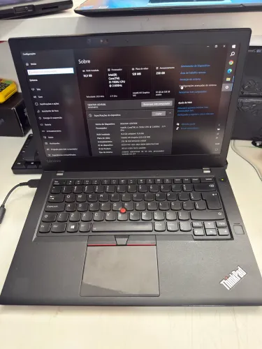 Notebook Lenovo T470 i5/16gb/256gb - LOJA FISICA