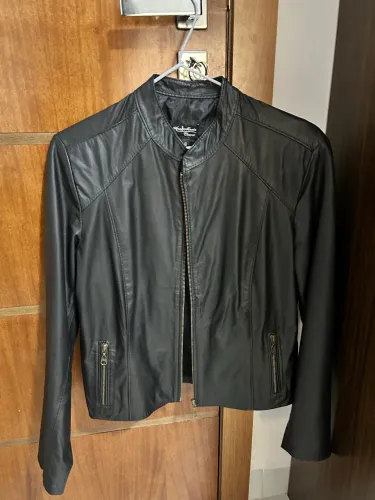 Casaco de couro 